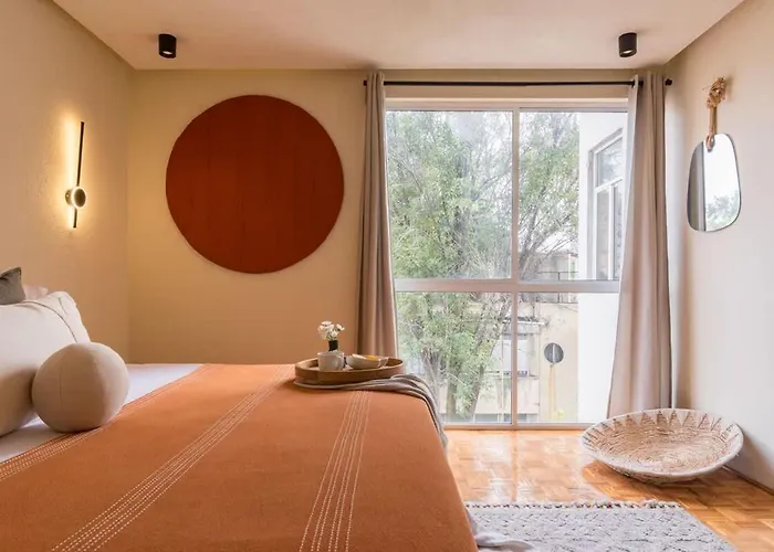 Apartment Mexican 2br - 2bath Of Condesa - Wifi High Speed